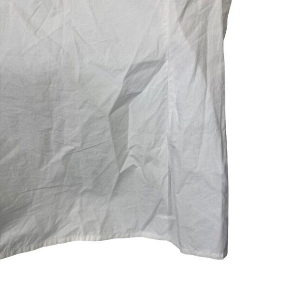 Talbots White Cotton Womens Sleeveless Top Beaded Rhinestones Colorful Shirt 12 - Picture 11 of 16